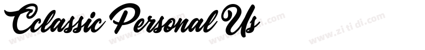 Cclassic Personal Us字体转换